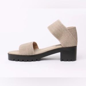 James Rowland Strap Sandal Linen